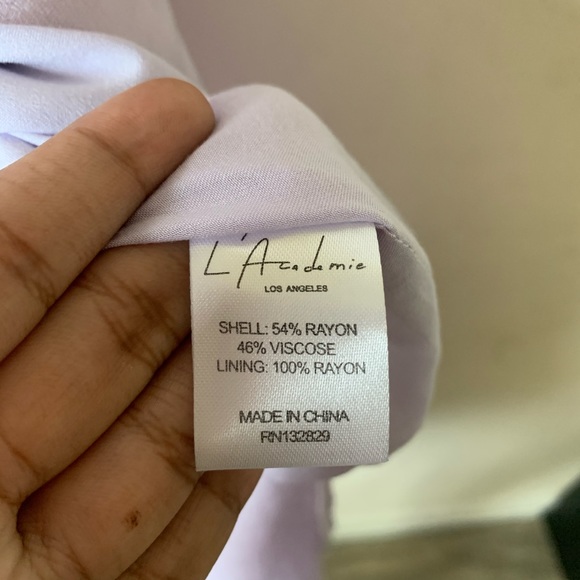 L’academie The Shirt Dress in Lilac Size XS - Picture 7 of 8